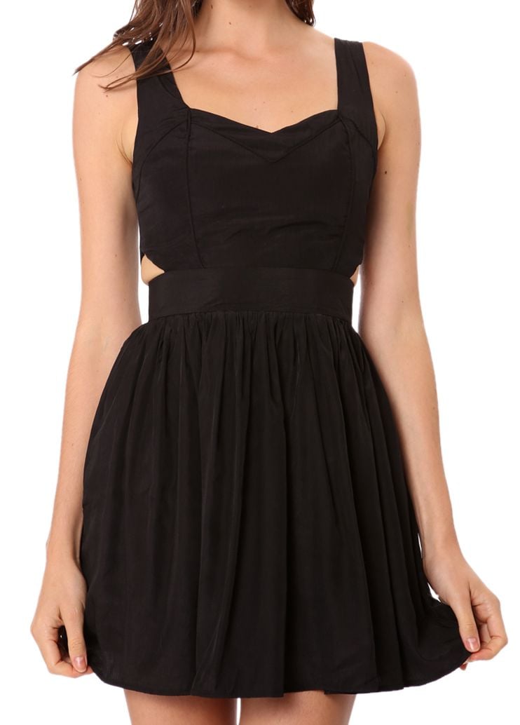 express black skater dress