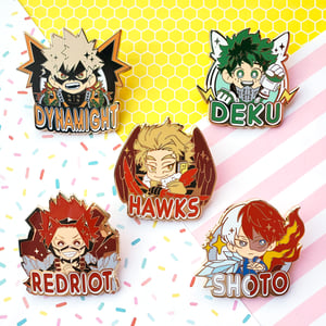 Hero Enamel Pins