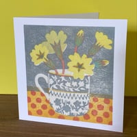 ‘Polkadot Primroses’ card