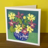 ‘Violets & Primroses’ card