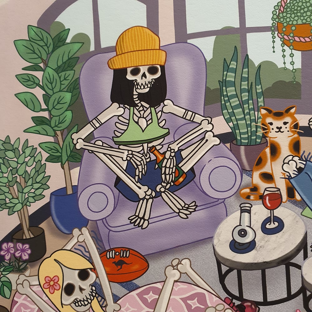 Skellies in Lockdown Print