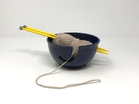 Image 1 of Blue glazed String Bowl