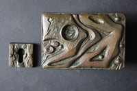 Image 5 of Lateral Bronze Door Handle & Escutcheon