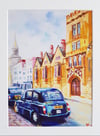 Original print of High Street in Oxford 