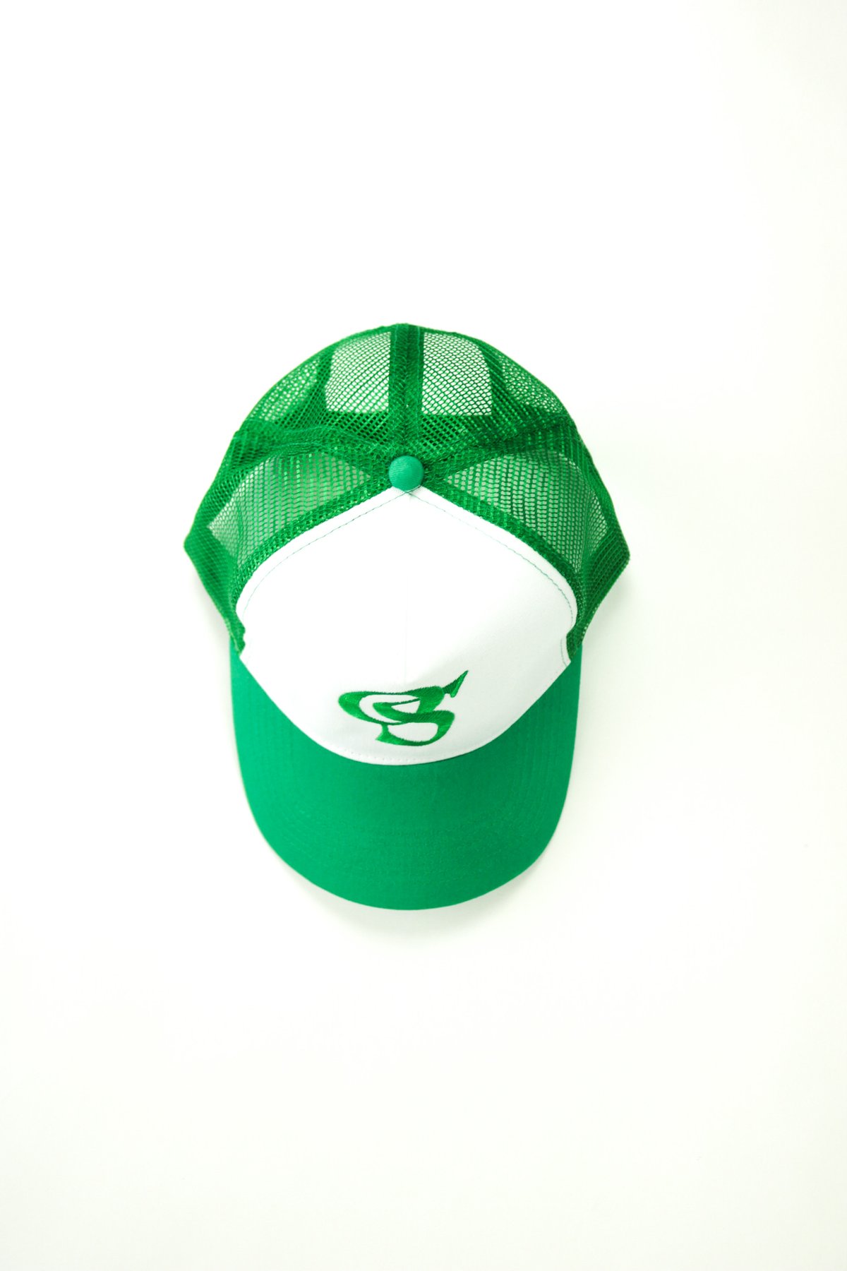 Image of OSDenim Trucker Hat ( Green / White )