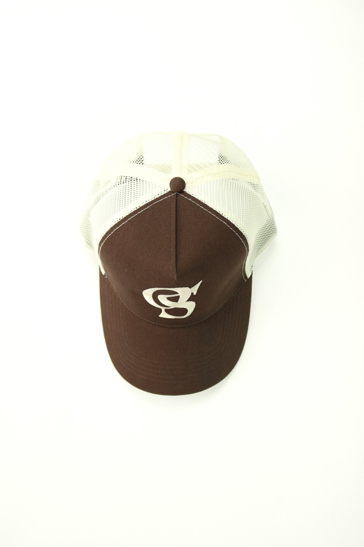 Image of OSDenim Trucker Hat ( Brown / Beige )