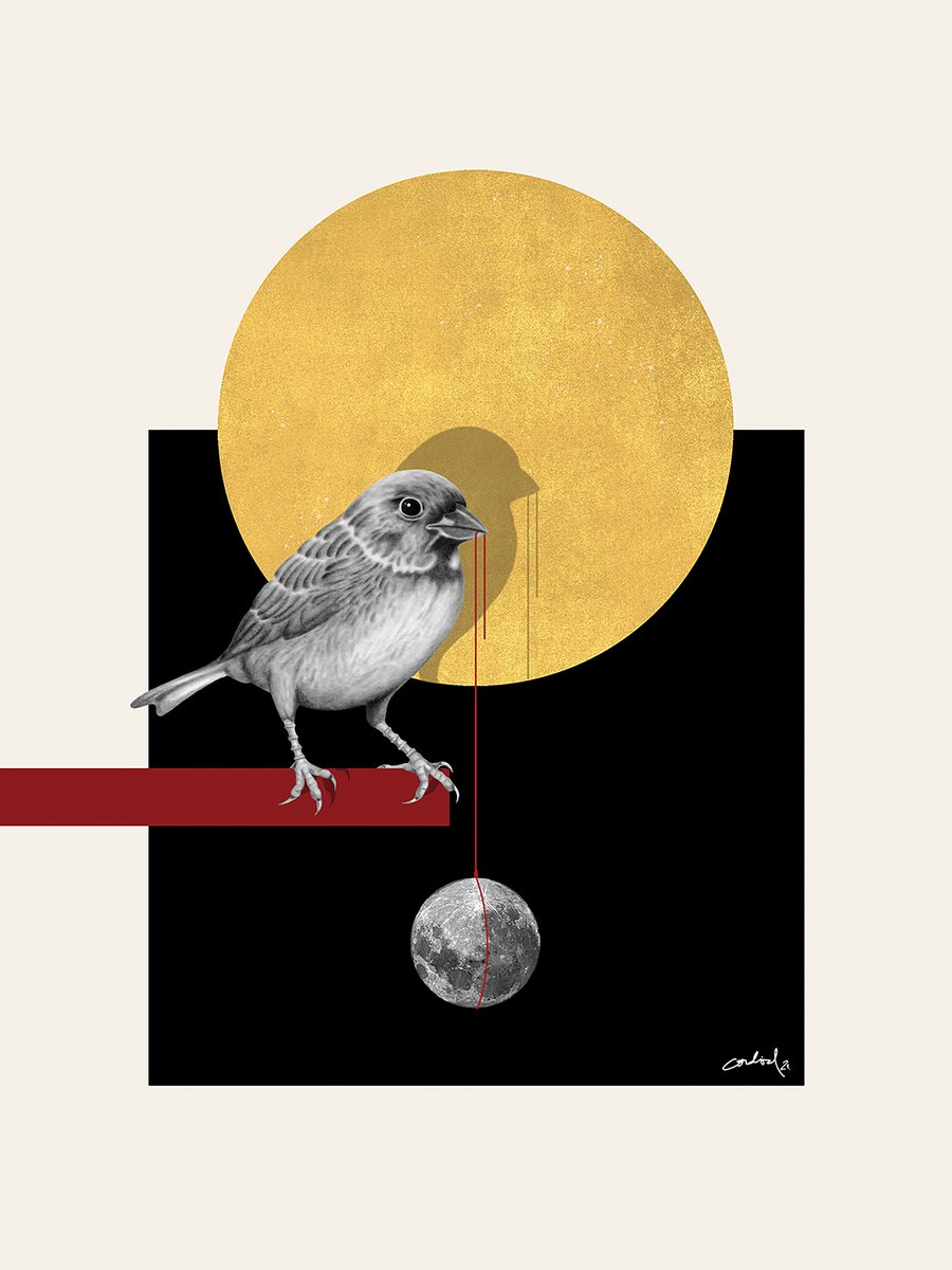 Image of Fine Art Print "EARLY BIRD" (30x40 cm)