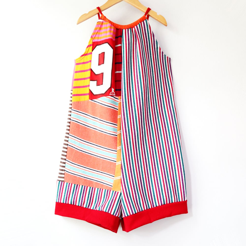 Image of 8/10 tie 9 9th ninth birthday bday party celebration COURTNEYCOURTNEY 8/10 ROMPER PLAYSUIT shortsuit