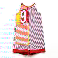 Image 4 of 8/10 tie 9 9th ninth birthday bday party celebration COURTNEYCOURTNEY 8/10 ROMPER PLAYSUIT shortsuit