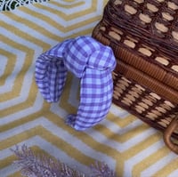 Image 3 of Purple Gingham Hairband