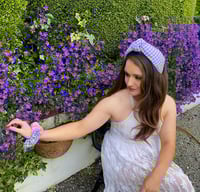 Image 2 of Purple Gingham Hairband