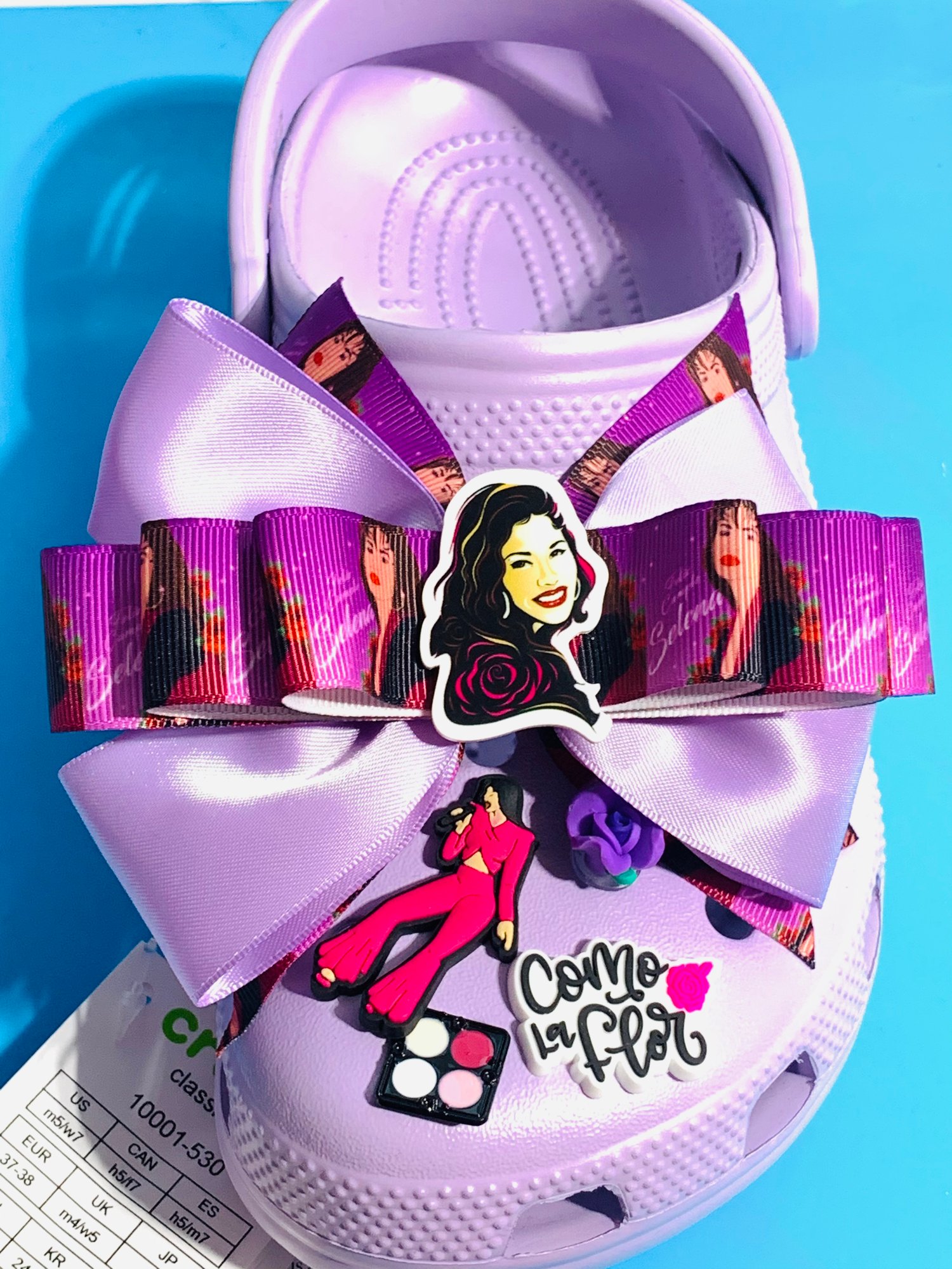 Anything for Selena Custom Crocs size 7 women CulturedCharms