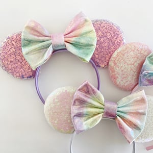 Image of Iridescent Tie Dye Mouse Ears