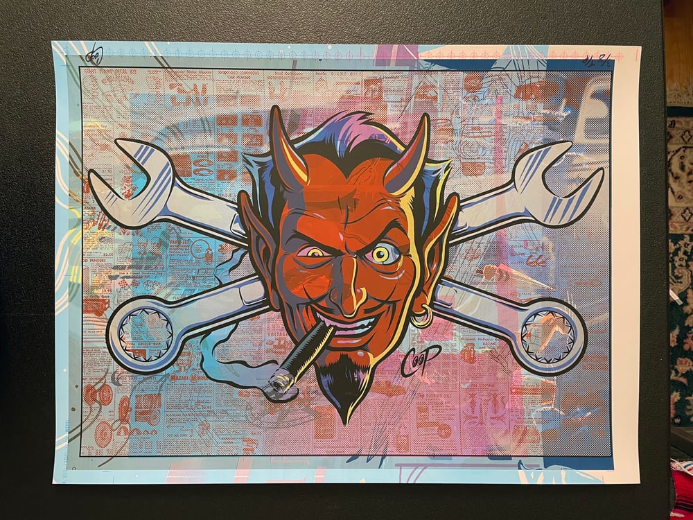 Image of TEST PRINT TUESDAY #5 Wrench Devil