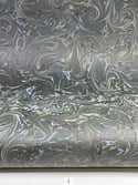 Marbled Paper Gouache on Ebony Black - 1/2 sheets