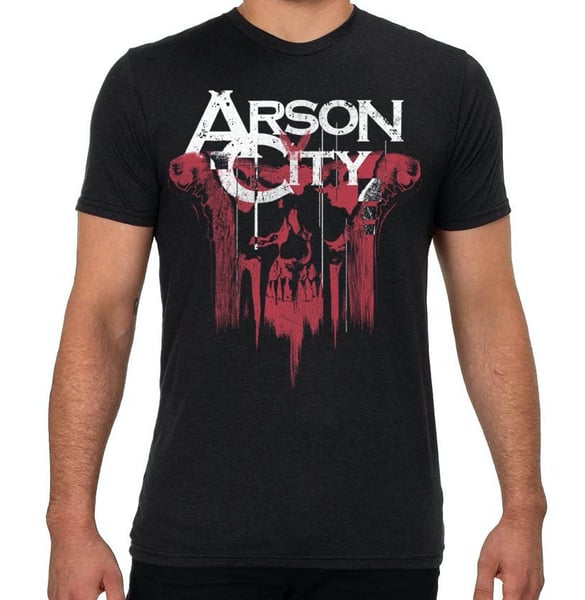 Image of Arson City Moth/Skull T-shirt
