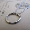 Orbit Necklace, Sterling Silver
