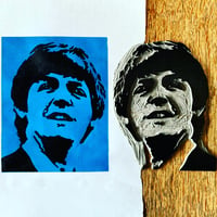 Image 1 of Paul McCartney (Linocut Print)