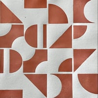 Image 3 of Kepler Tile Stencils for Floors, Tiles and Walls-Geometric Stencil - DIY Floor Project.
