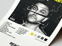 Image 3 of The Weeknd - Beauty Behind the Madness Album Cover Poster