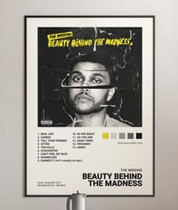 Image 4 of The Weeknd - Beauty Behind the Madness Album Cover Poster