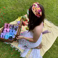 Image 4 of Fruit Salad Silky Turban Hairband 