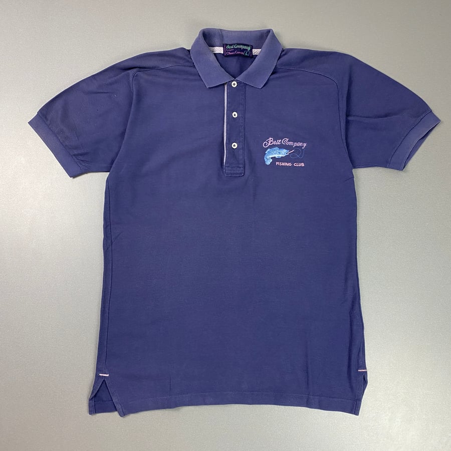 Image of 1980s Best Company polo shirt,  size large