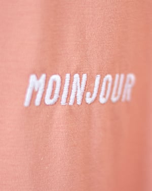 Image of Shirt "Moinjour" – Lachs (lässig)