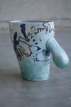 Hand painted porcelain mug 24
