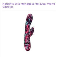 Naughty Bits Menage a Moi Dual Wand Vibrator