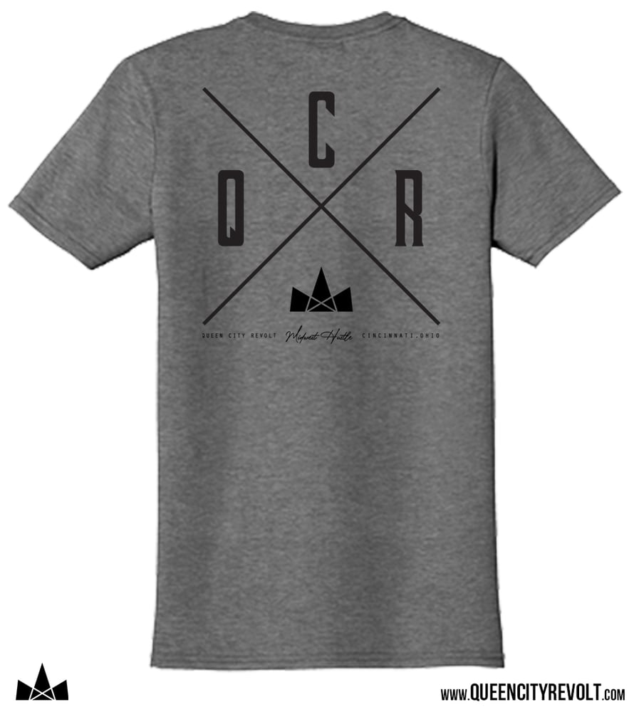 Image of QCR Logo Tee, Dark Grey
