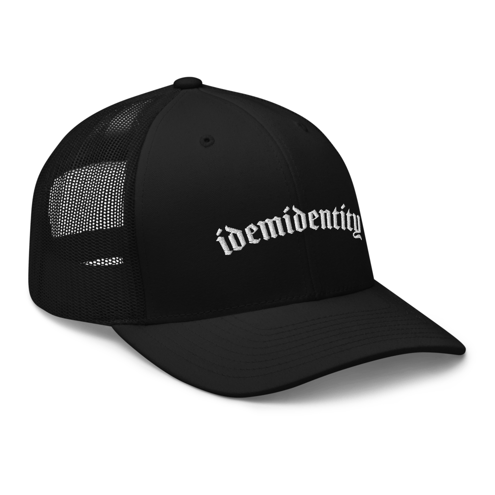 trucker black on black 