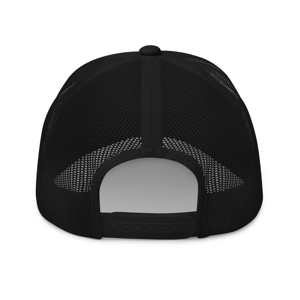 trucker black on black