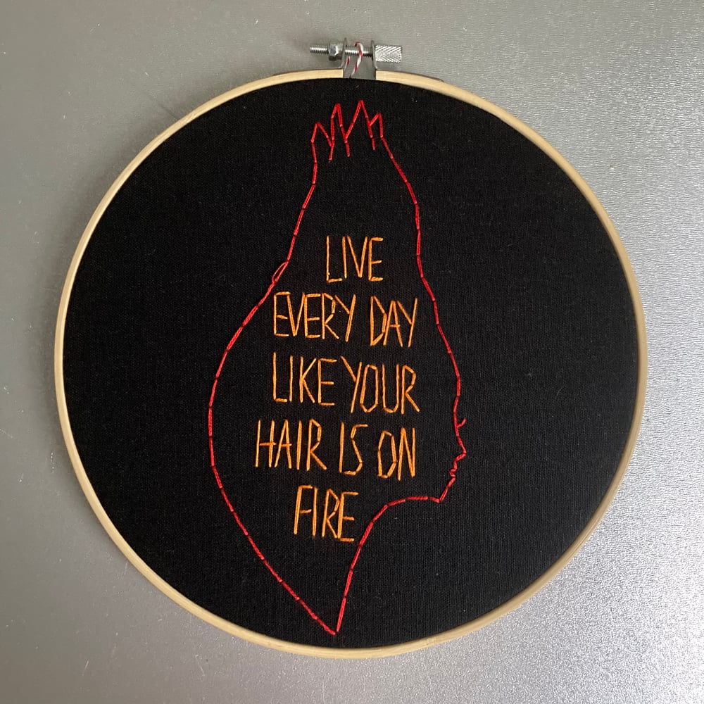 Image of Hair on fire 