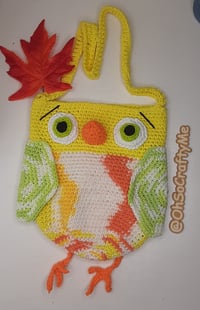 Owl Bird bag in bright colours