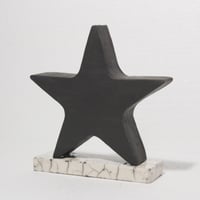Image 3 of 'Blackstar' Sculpture with Raku Base