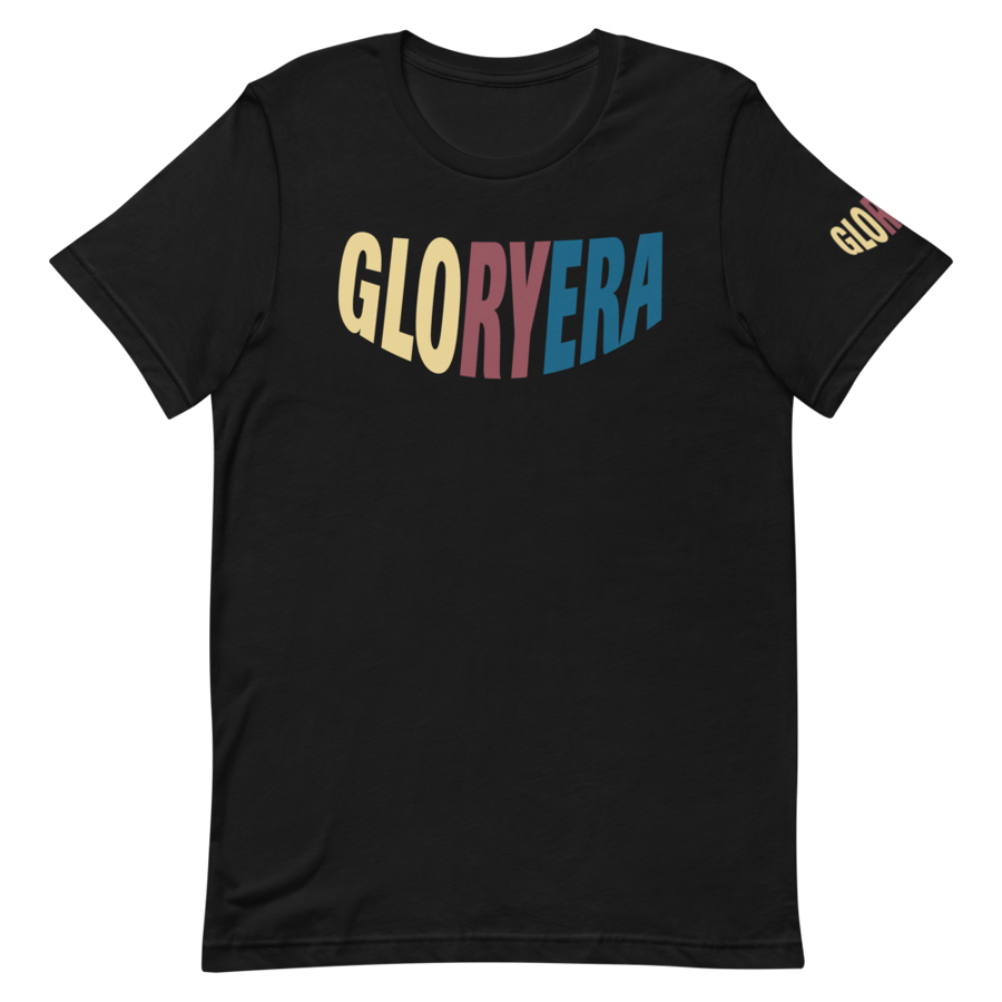 Image of GLORYERA® CREW TEE (BLACK/FLAX/SANGRIA/BLUE JAY)