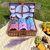 Image 3 of Blue Gingham Hairband 