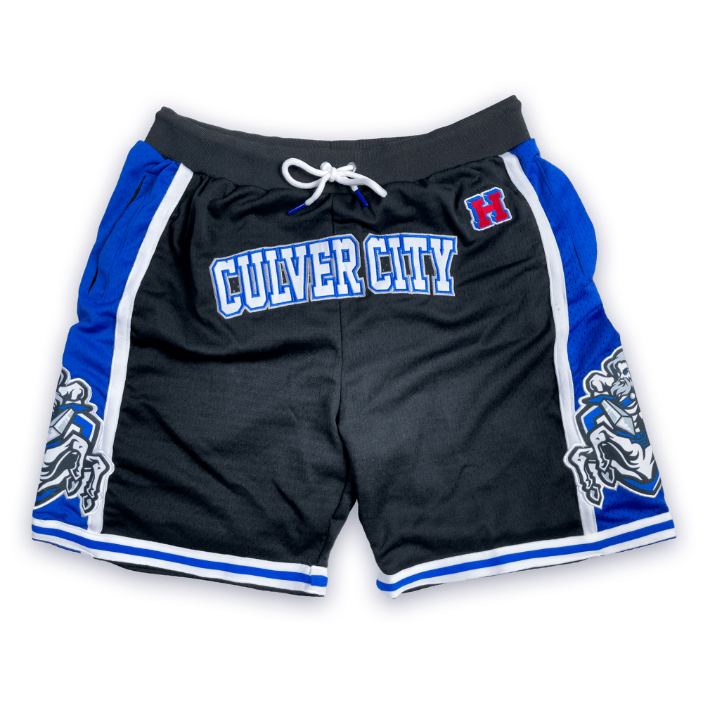 Image of "The City" Hoop Shorts (BLACKOUT EDITION)