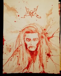 Protector from Summoning (original blood painting) 