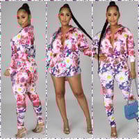 Image 2 of Flower bomb leggings set