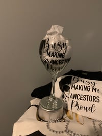 Image 3 of Ancestors  - shirt with matching wine glass