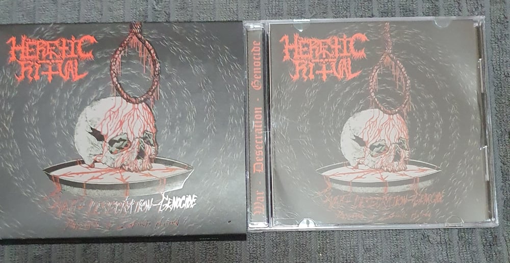 HERETIC RITUAL "War - Desecration - Genocide / Passages of Infinite Hatred"  slipcase CD