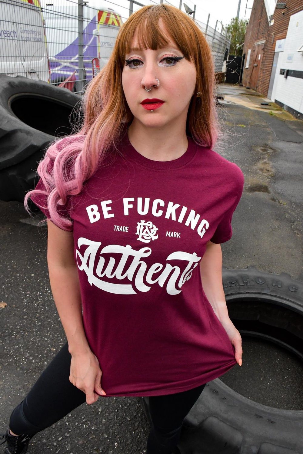 Be Fucking Authentic (Maroon)