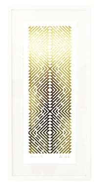 Image 1 of 'Formation III' Limited Edition Gold Foil Screenprint