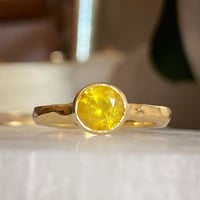 Image 1 of Yellow sapphire ring