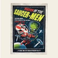 Image 2 of INVASION OF THE SAUCER MEN Art Print