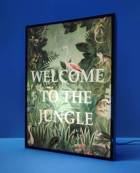 Image of Welcome to the jungle. Gran formato