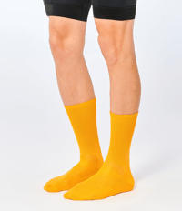 Image 3 of FINGERSCROSSED Classic Cycling Socks OLD GOLD