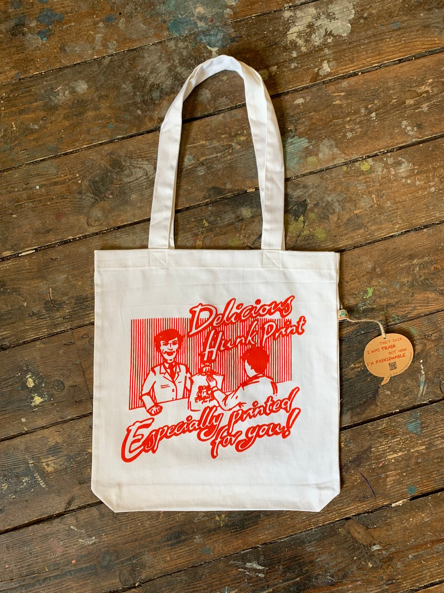 Image of Delicious Hunk Print Tote